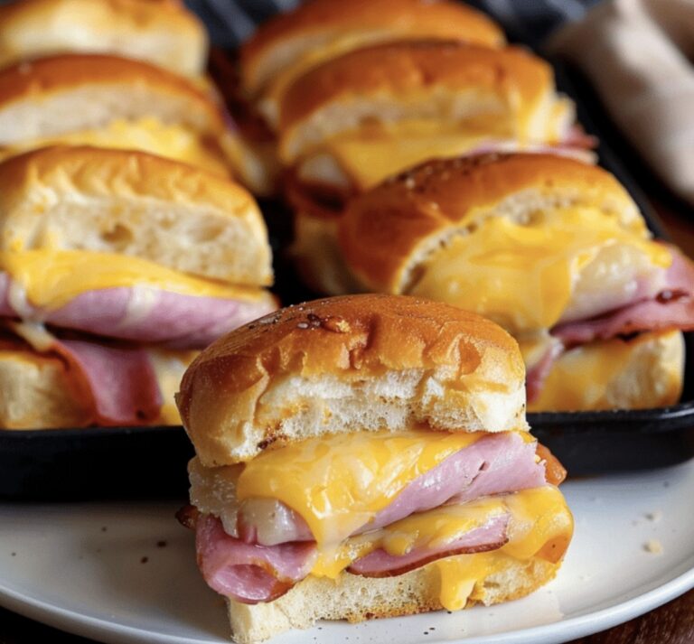 Gooey Ham And Cheese Sliders Recipe