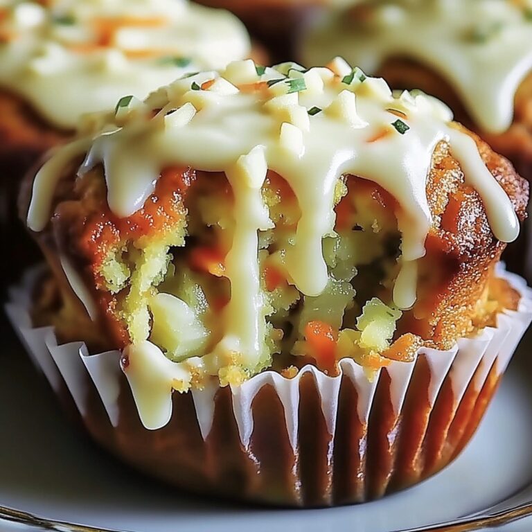Moist Carrot Apple Zucchini Muffins With Cream Cheese Frosting Recipe