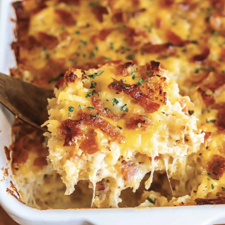 Cheesy Cracked Out Hash Brown Breakfast Casserole Recipe