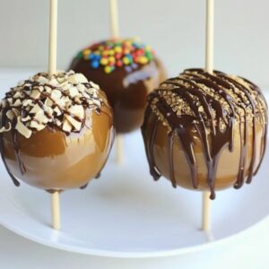Sticky Caramel Apples Recipe