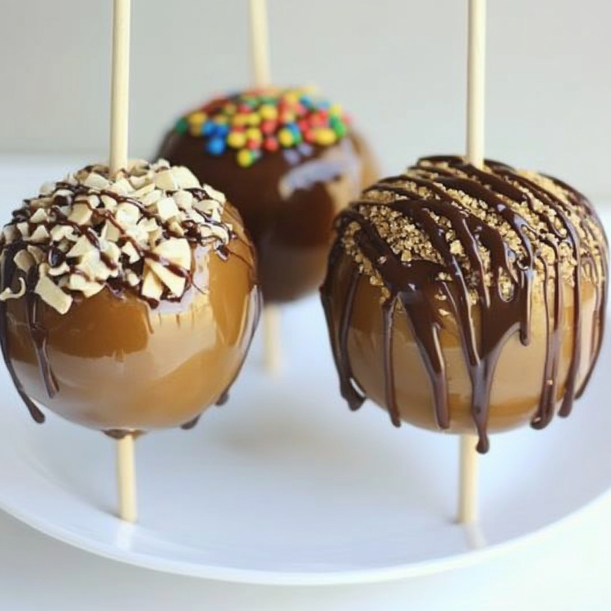 Sticky Caramel Apples Recipe
