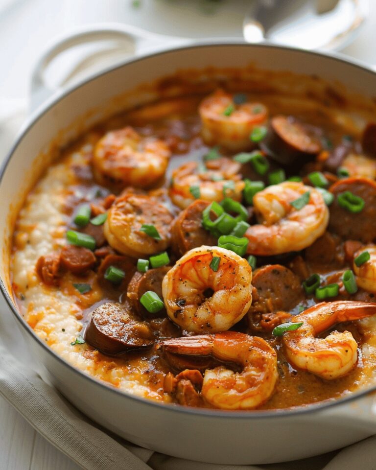 Savory Shrimp And Creamy Grits Delight Recipe