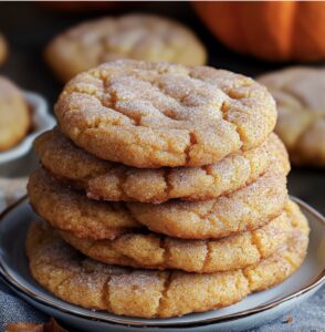 Spiced Pumpkin Snickerdoodle Cookies Recipe