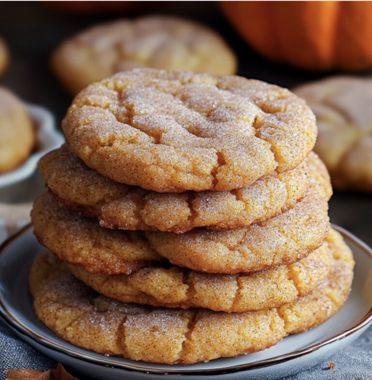 Spiced Pumpkin Snickerdoodle Cookies Recipe