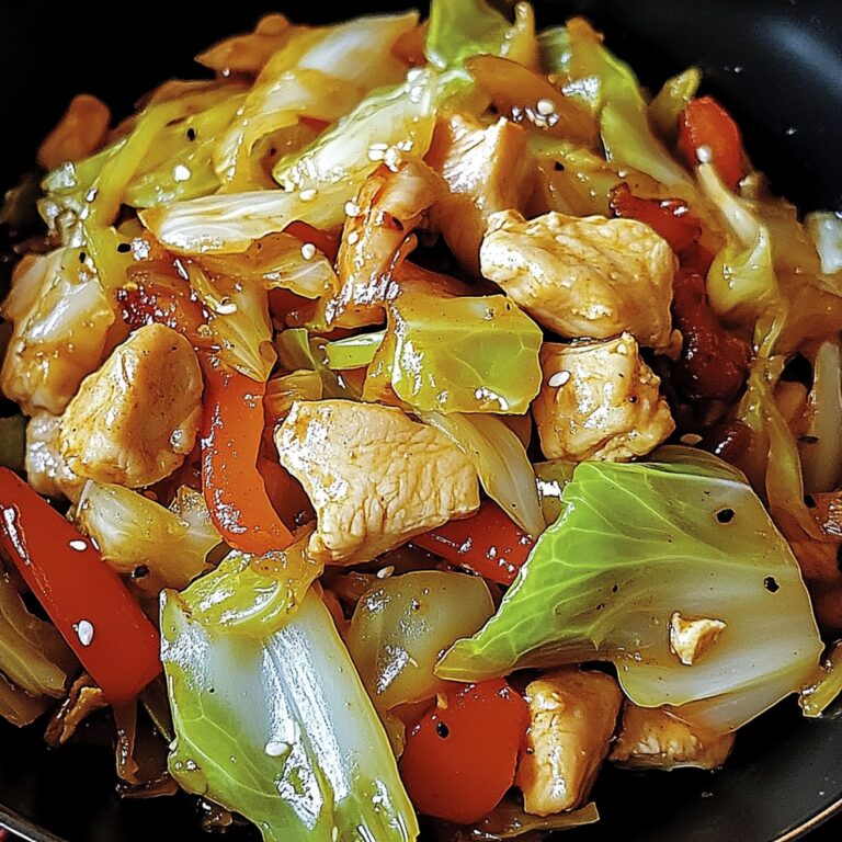 Crispy Chinese Chicken Cabbage Stir-Fry Recipe