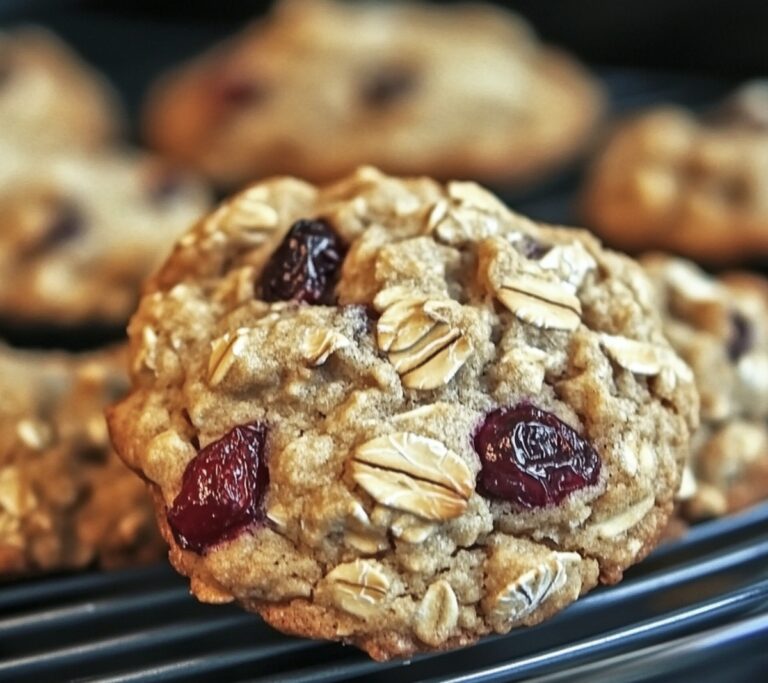 Heavenly White Chocolate Cranberry Oatmeal Cookies Recipe