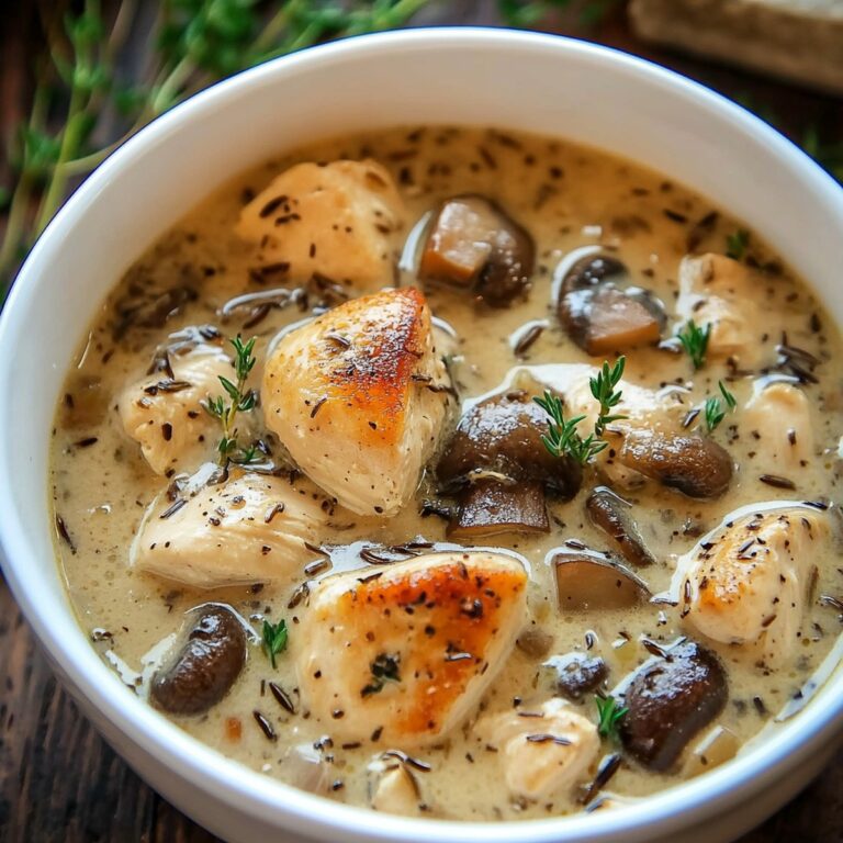 Hearty Mushroom Chicken And Wild Rice Soup Recipe