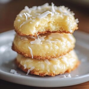 Dreamy Lemon Coconut Cheesecake Cookies Recipe