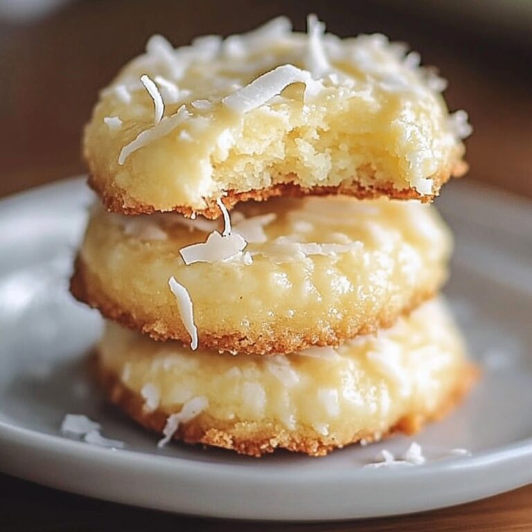 Dreamy Lemon Coconut Cheesecake Cookies Recipe