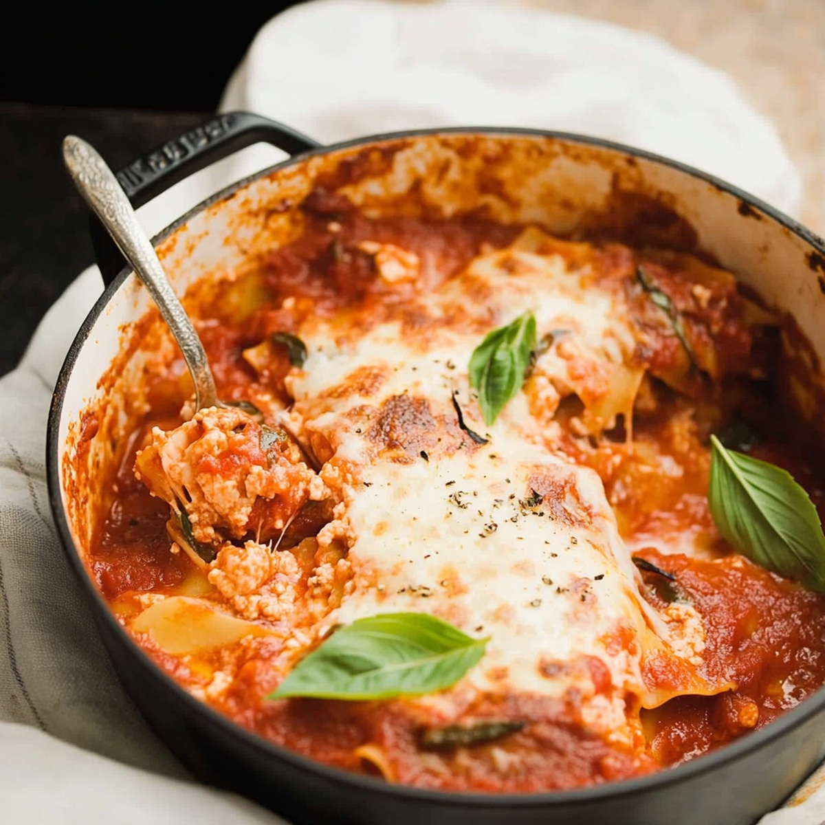 Hearty One Pot Lasagna Pasta Recipe