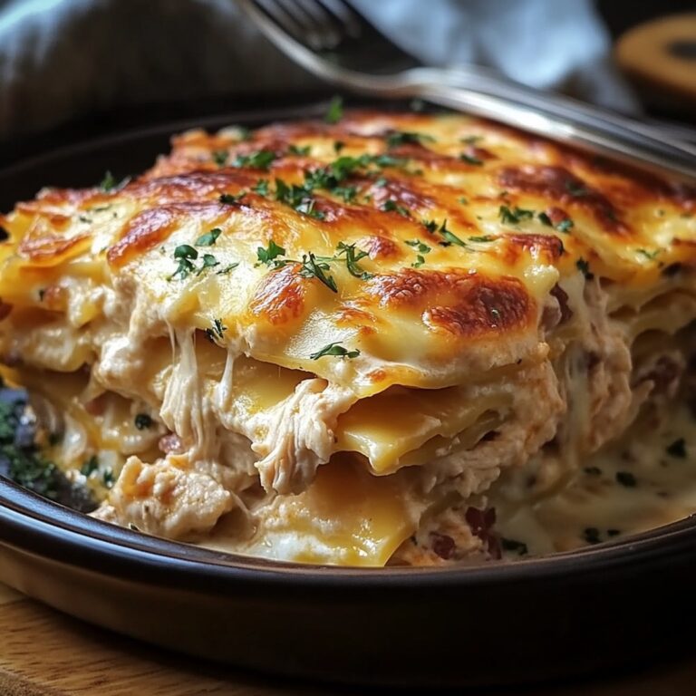 Cheesy Crack Chicken Lasagna Recipe