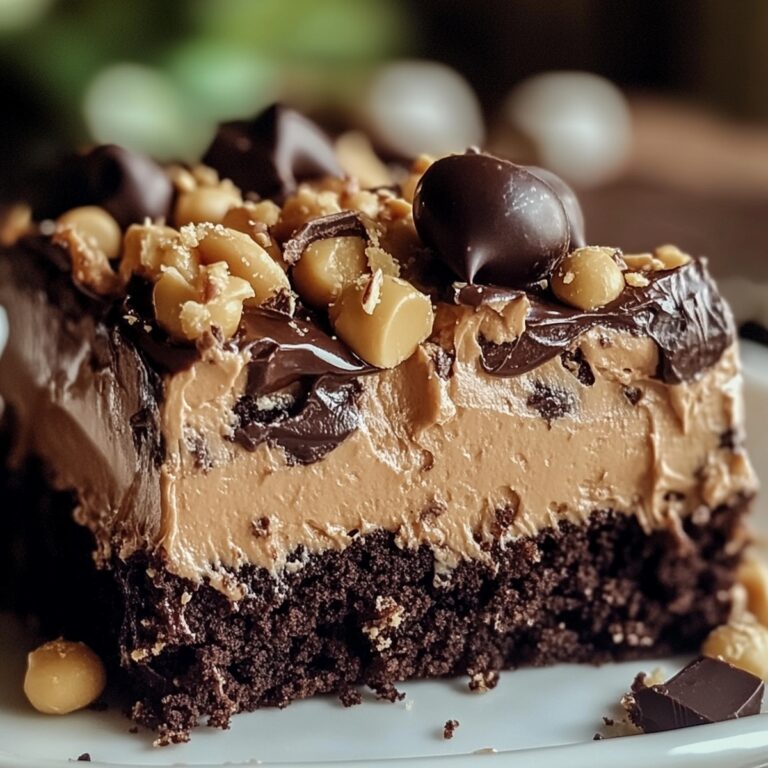 Rich Chocolate Peanut Butter Poke Cake Recipe