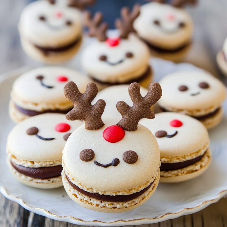 Elegant Reindeer Macarons Recipe