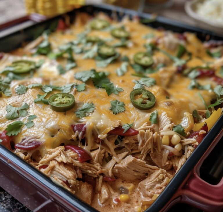 Mouthwatering Chicken Fajita Casserole Recipe