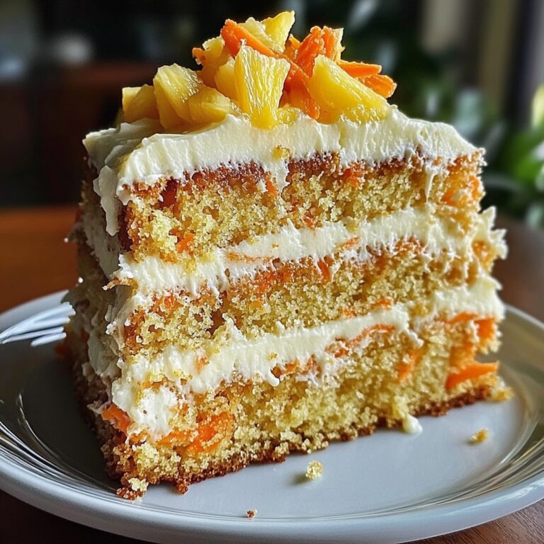 Tropical Carrot Pineapple Cake Recipe