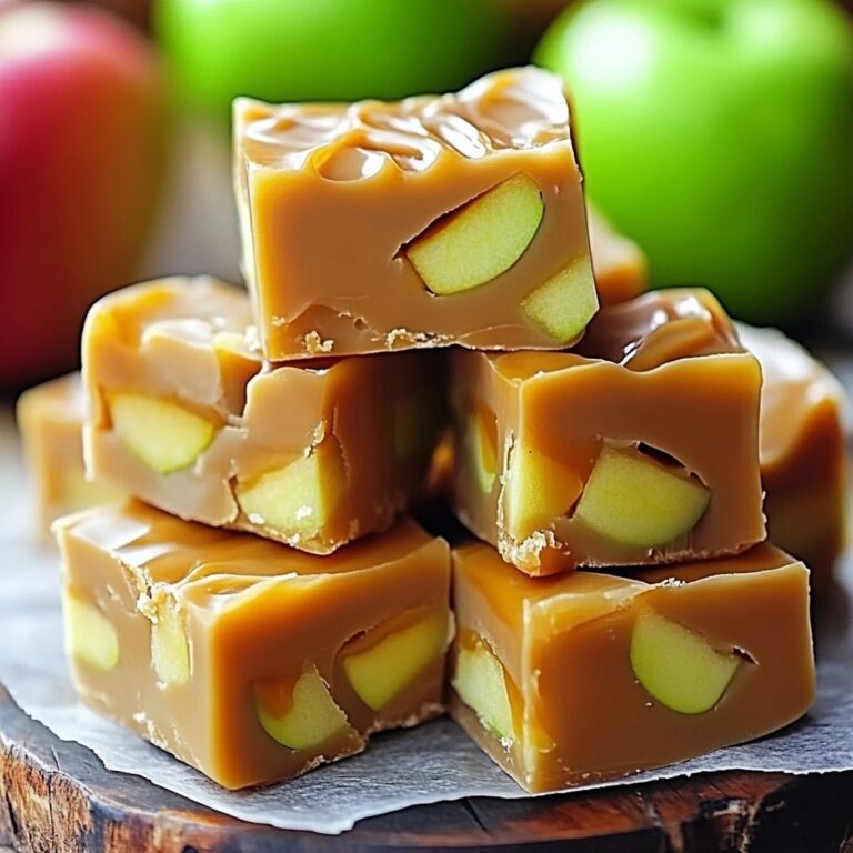 Gooey Caramel Apple Fudge Recipe