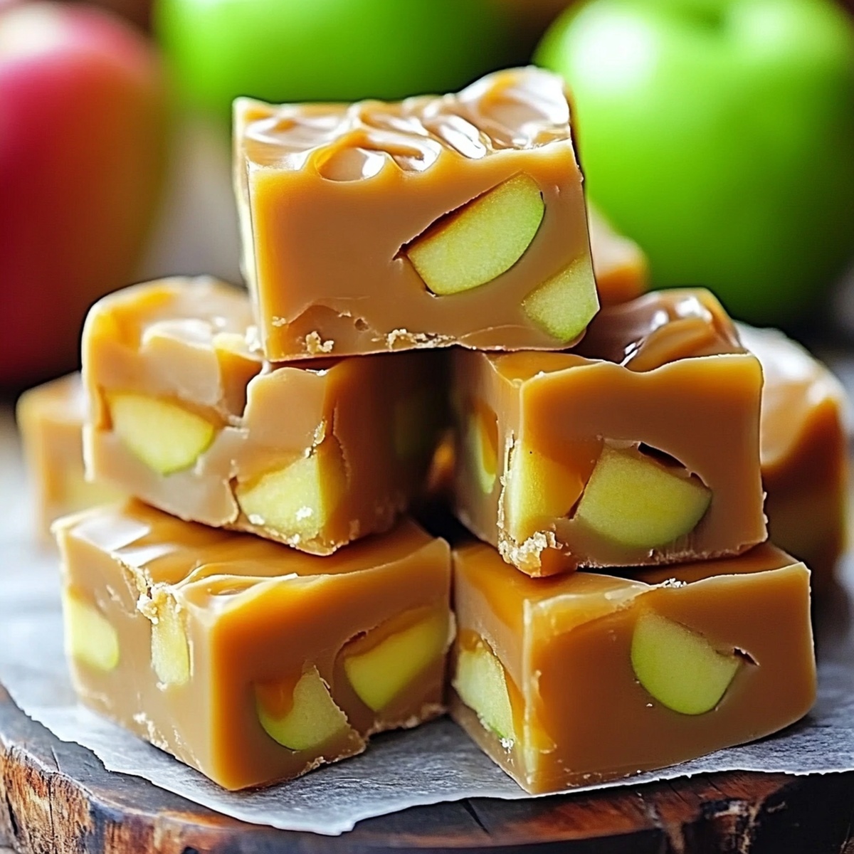 Gooey Caramel Apple Fudge Recipe