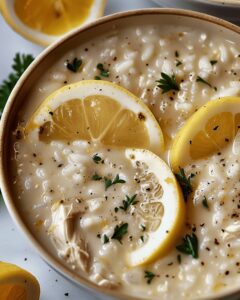 Lemon Herb Chicken & Rice Stew Recipe