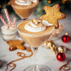 Festive Gingerbread Martini Recipe