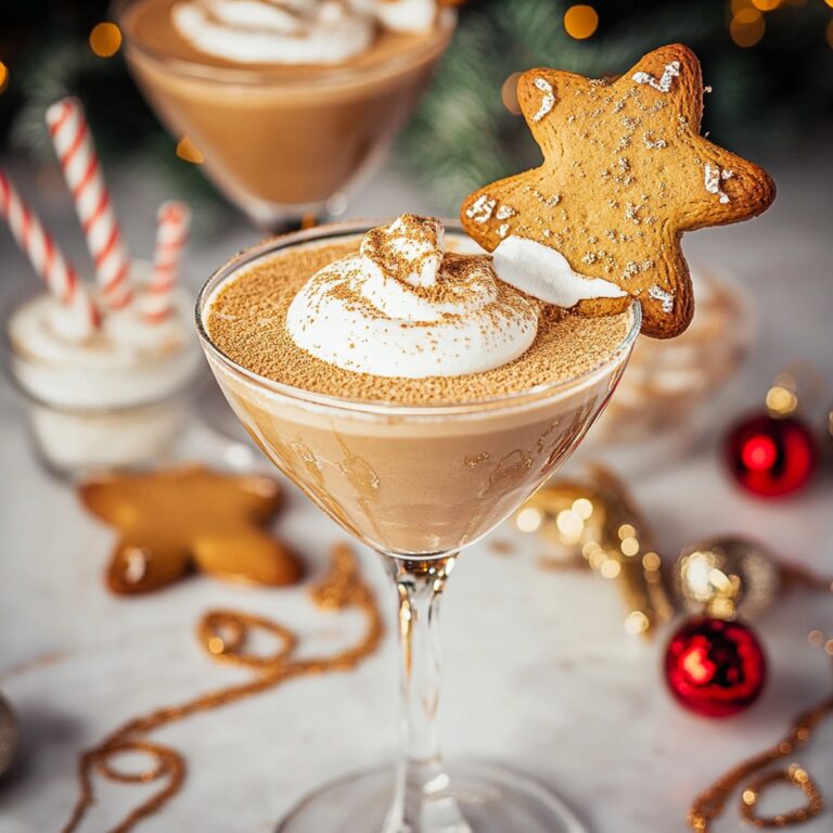 Festive Gingerbread Martini Recipe