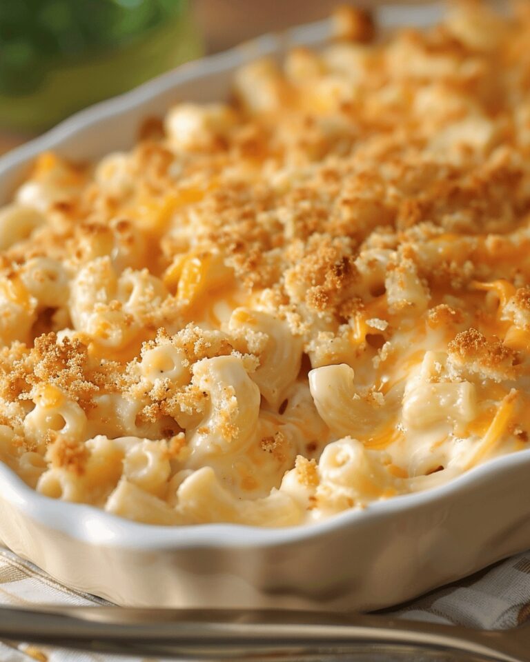 Creamy Cheddar Elbow Pasta Bake Recipe