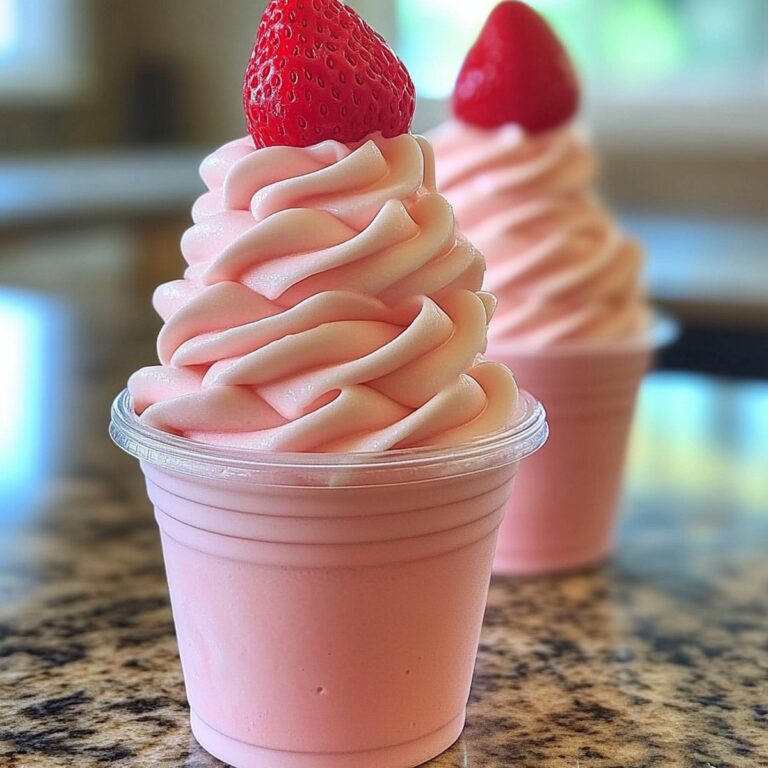Frosty Strawberry Dole Whip Recipe