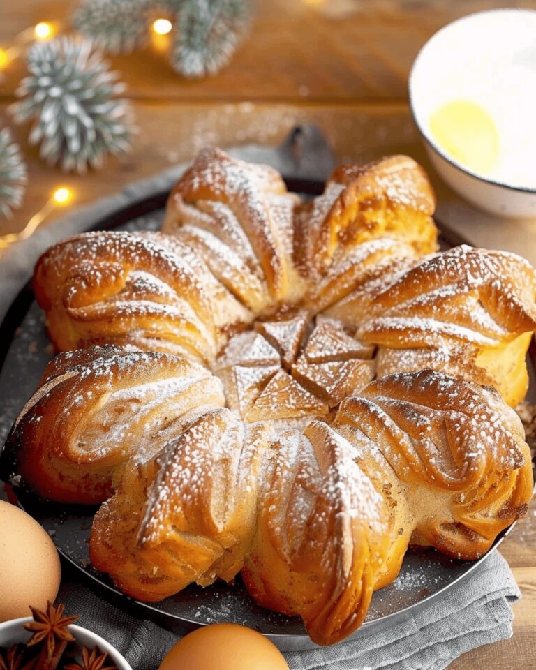 Festive Star Blossom Bread Recipe