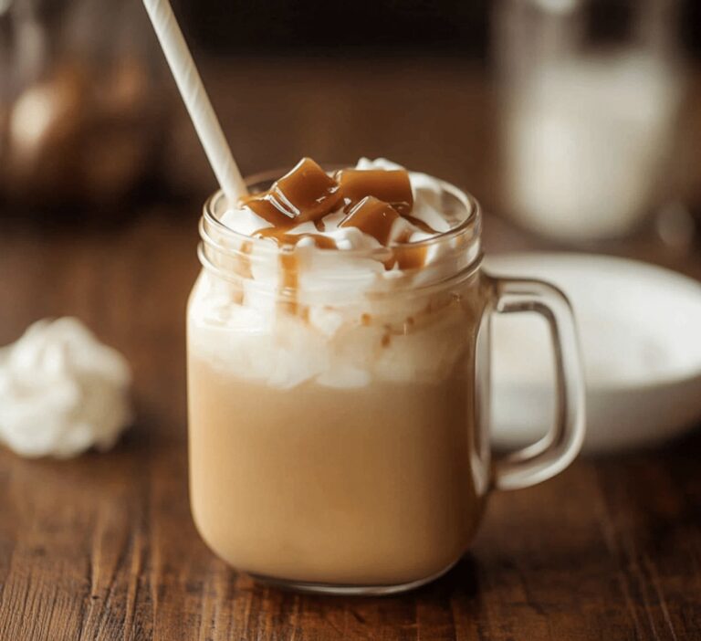 Velvety Iced Caramel Latte Recipe