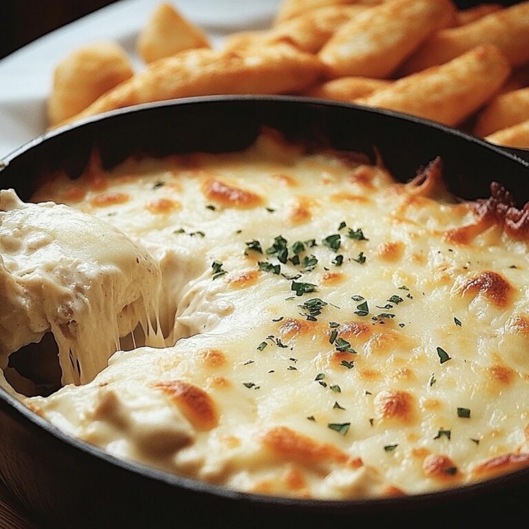 Mouthwatering Cheesy Chicken Alfredo Dip Recipe