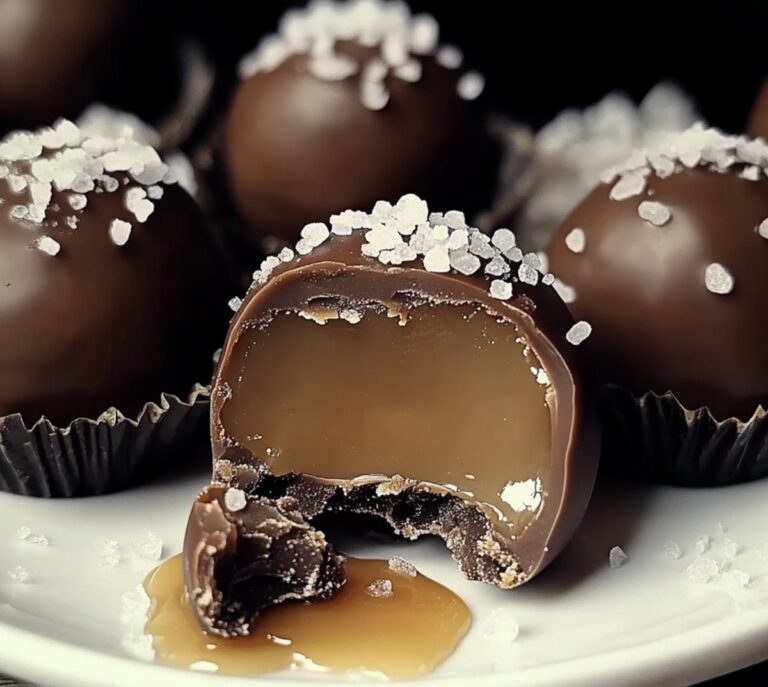 Smooth Salted Caramel Truffles Recipe