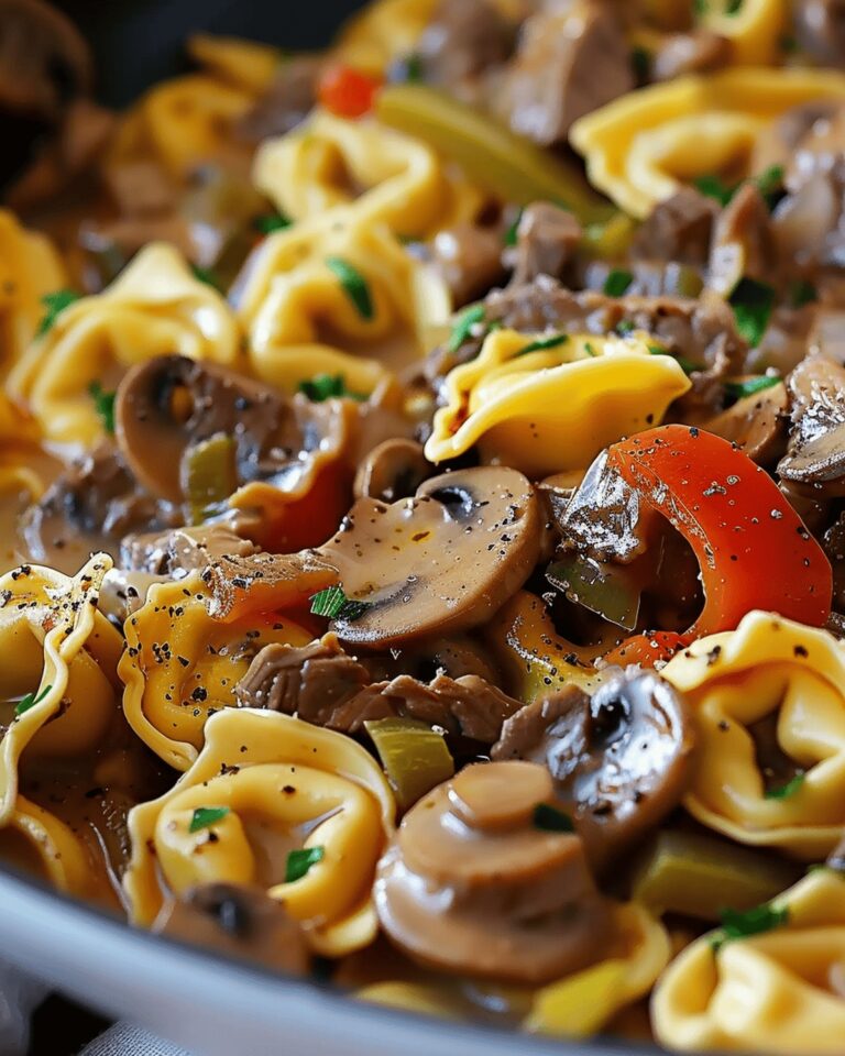 Philly Cheesesteak Tortellini Delight Recipe