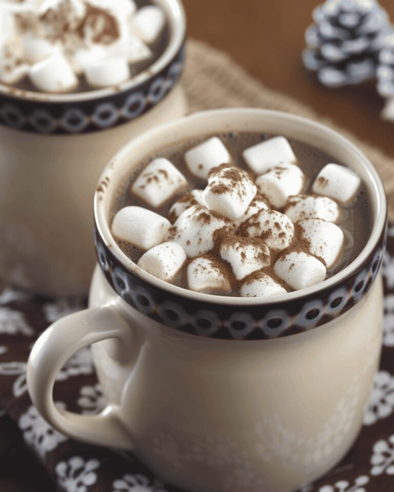 Festive Creamy Slow Cooker Hot Cocoa Recipe