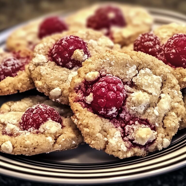 Mouthwatering Raspberry Crumble Cookies Recipe