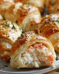 Crab & Cheese Stuffed Crescent Puffs Recipe