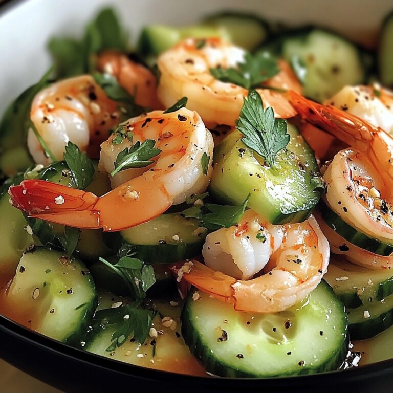 Crisp Shrimp And Cucumber Salad Recipe