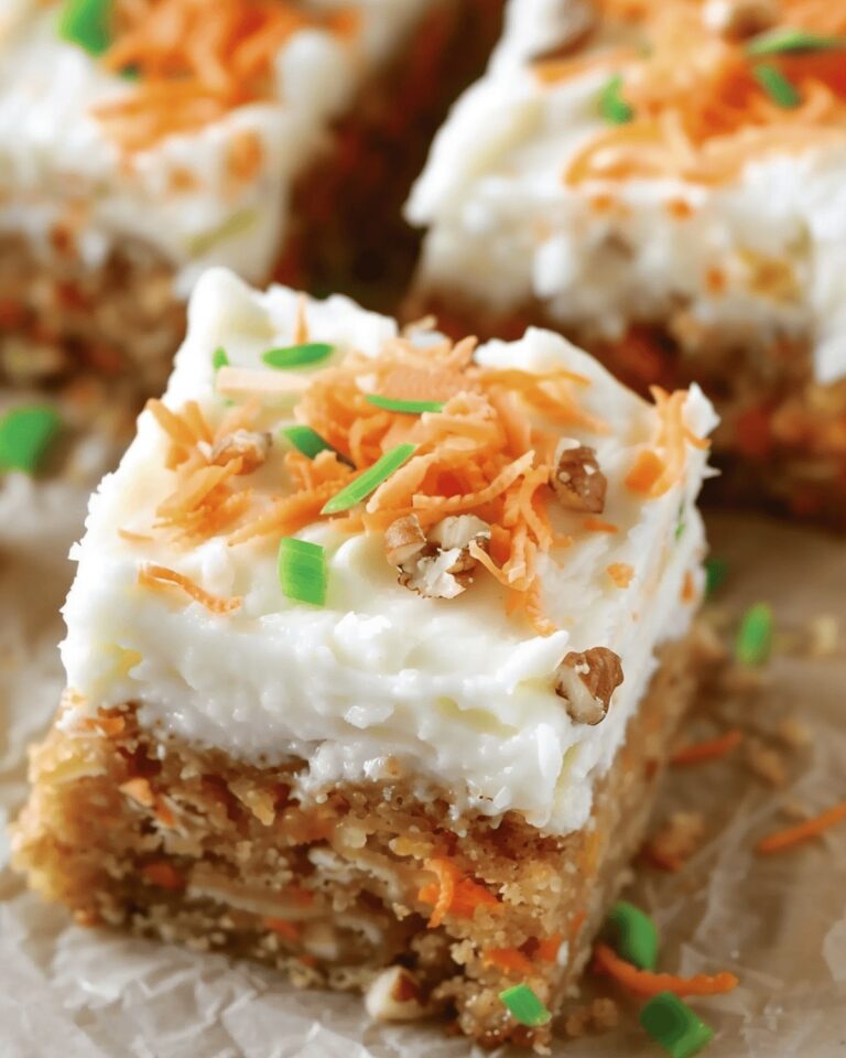 Carrot Coconut Delight Bars With Cream Cheese Frosting Recipe