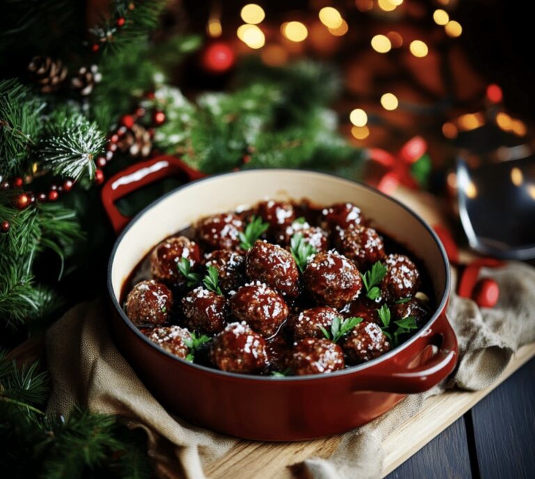Festive Christmas Meatballs Recipe