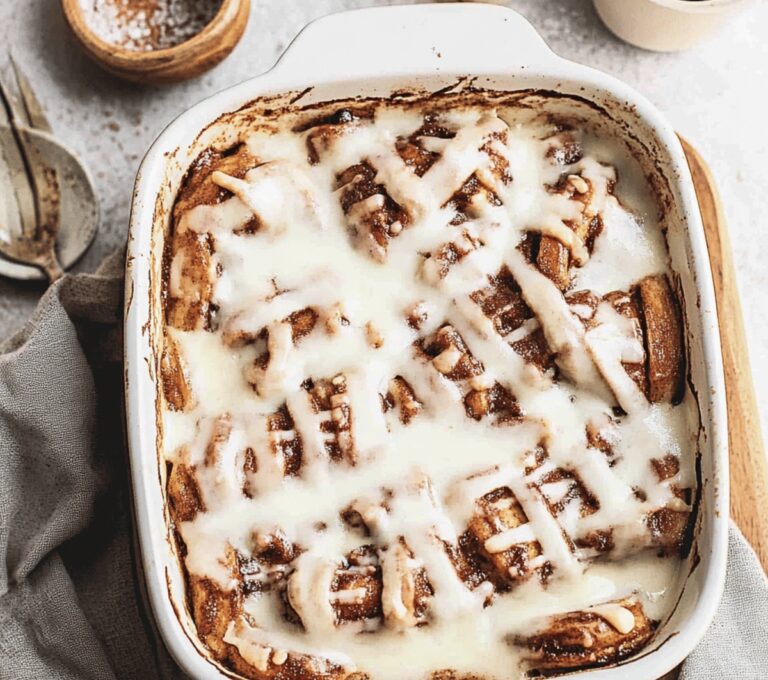 Gooey Cinnamon Roll Casserole Recipe