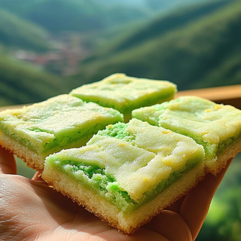 Dreamy Pistachio Pudding Sugar Cookie Bars Recipe