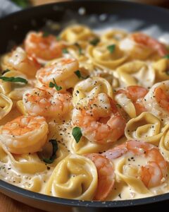 Cheesy Shrimp Tortellini Delight Recipe