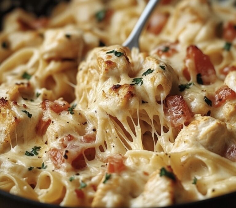 Cheesy One-Pot Chicken Parmesan Pasta Recipe