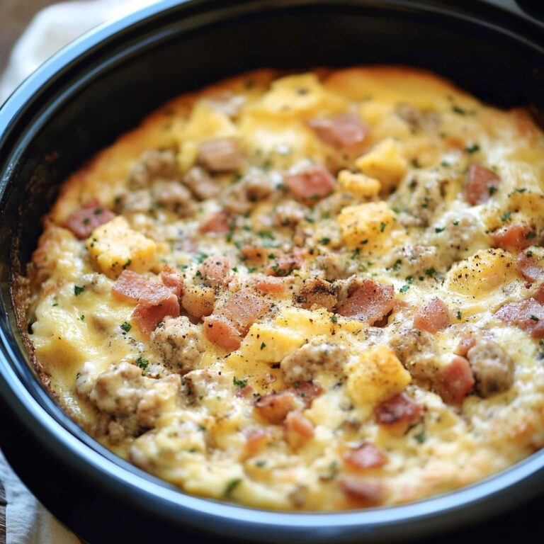 Hearty Mountain Man Crock Pot Breakfast Recipe