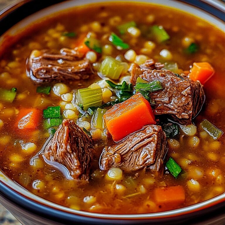 Nourishing Beef Barley Soup Recipe