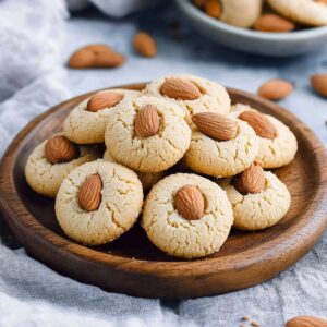 Crispy 3 Ingredients Almond Cookies Recipe