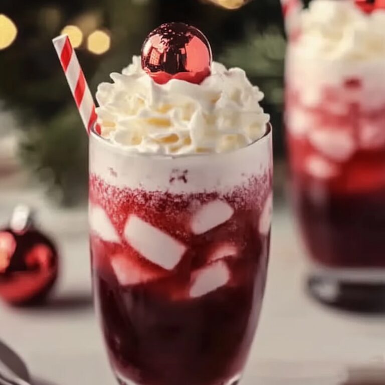 Festive Santas Hat Shirley Temple Recipe