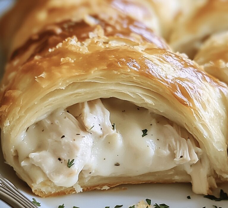 Cheesy Chicken Stuffed Crescent Rolls Recipe