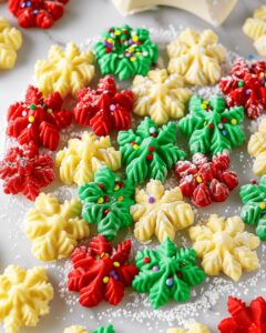 Festive Spritz Cookies Recipe