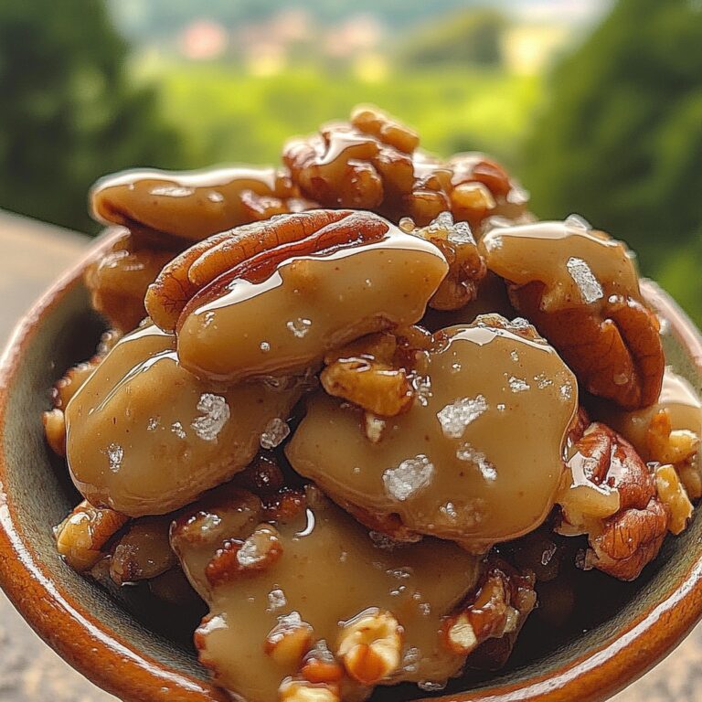 Indulgent Sea Salted Praline Pecan Clusters Recipe