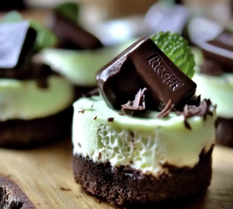 Dreamy Andes Mint Mini Cheesecakes Recipe