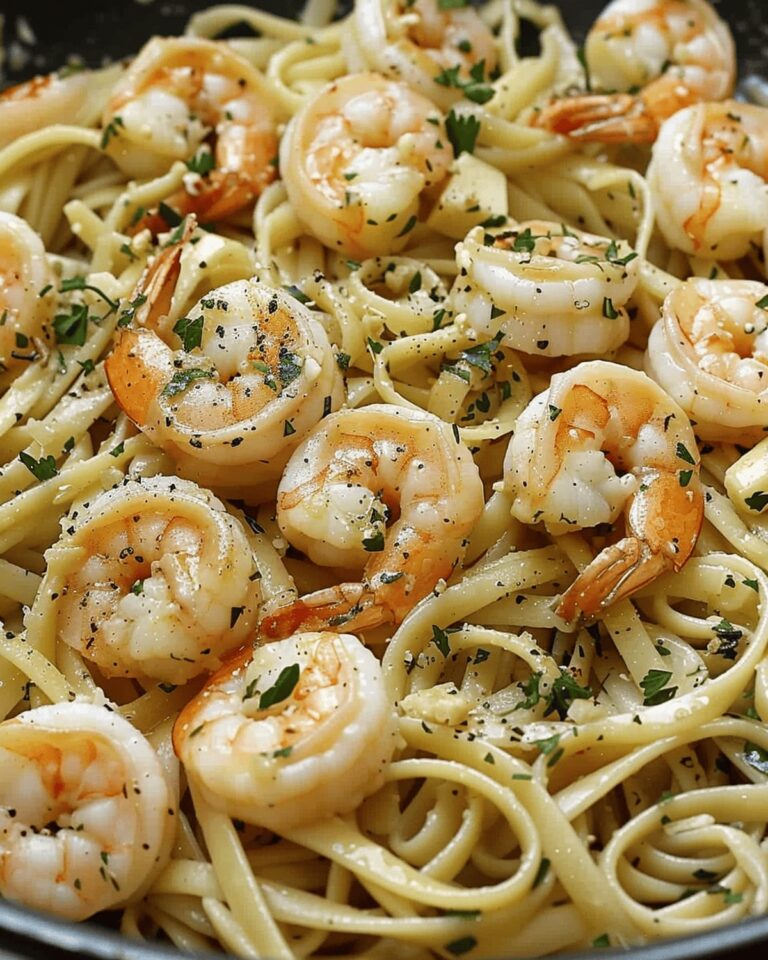 Garlic Shrimp Linguine Delight Recipe